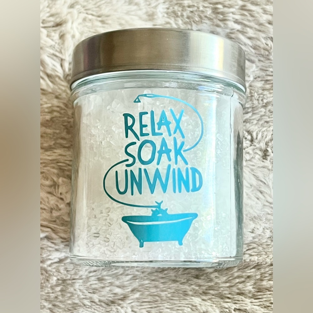 🆕 “Time to Relax” Bath Soak - w/ Rose Quartz Crystal - Picture 3 of 3